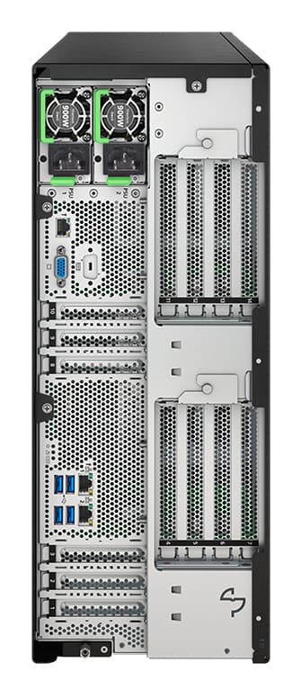 Fujitsu PRIMERGY TX2550 M7 Tower, 1x Xeon Silver 4410Y, 1x 32GB DDR5, noDVD, noHDD, iRMC Adv. Pack, 1x 900W, 3Yrs "VFY:T2557SC040IN" — miniatură