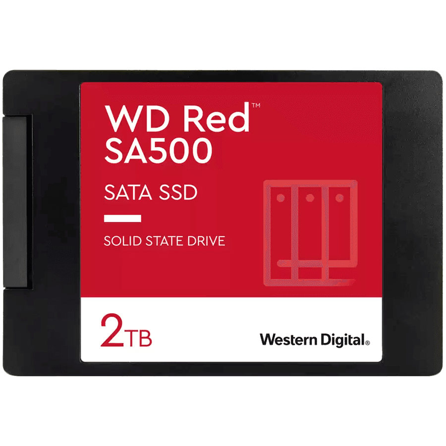 SSD NAS WD Red SA500 2TB SATA, 2.5", 7mm, Read/Write: 560/520 MBps, IOPS 87K/83K, TBW: 1300 "WDS200T2R0A"