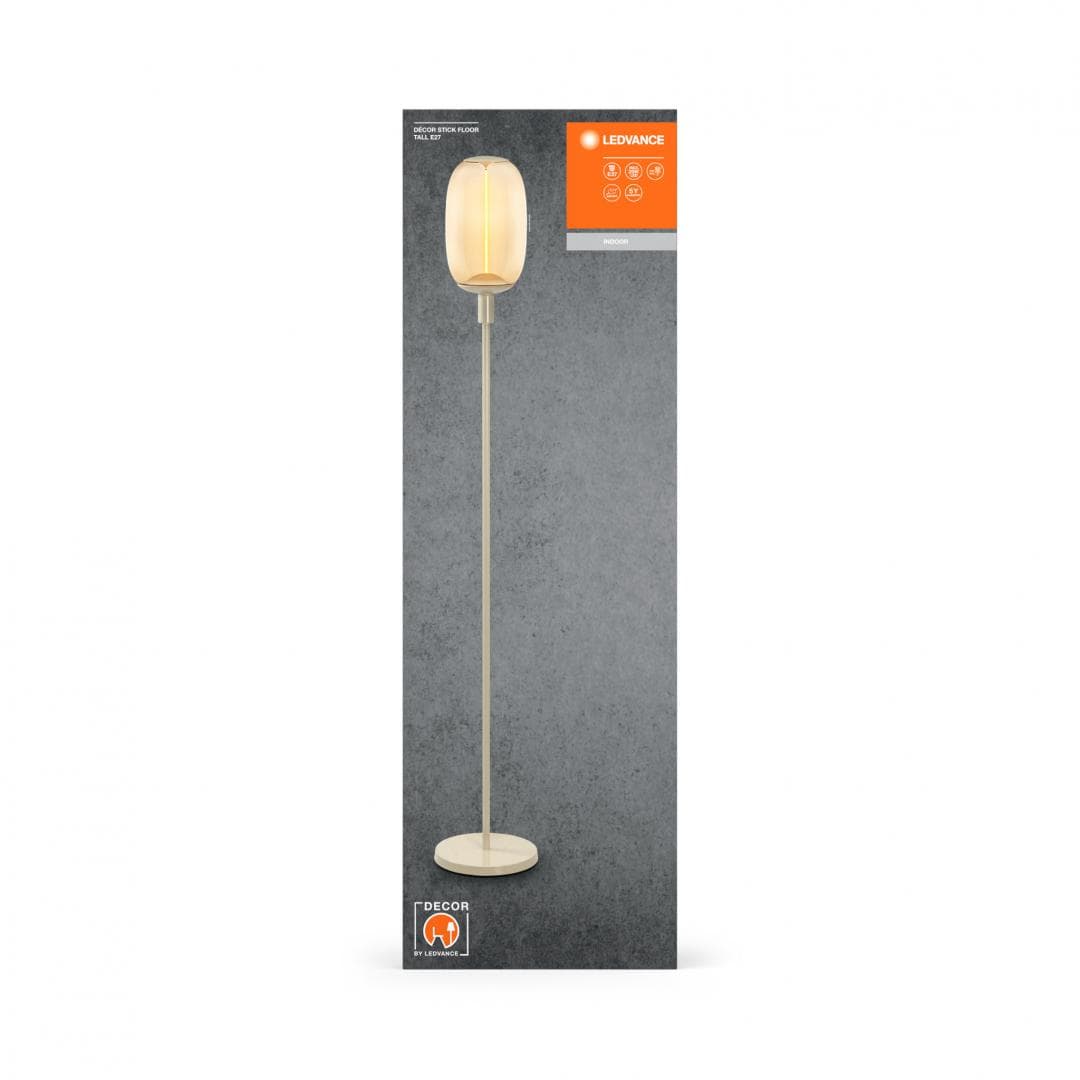 DECOR STICK FLOOR TALL 1XE27 BG LEDV "000004058075833050" — miniatură