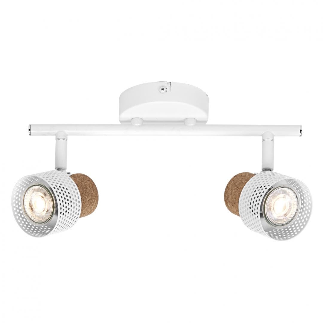 DECOR SPOT CORK 2X3.4W 927 GU10 WT LEDV "000004058075833319" — miniatură