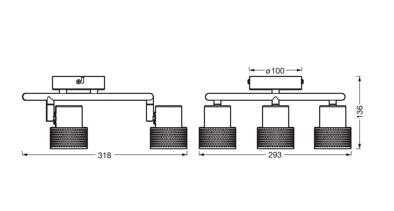 DECOR SPOT CORK SP 3X3.4W 927GU10WTLEDV "000004058075833333" — miniatură