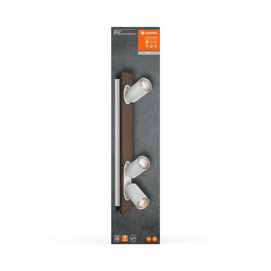 DECOR SPOT MERCURY 3X3.4W927GU10 WTLEDV "000004058075833593"