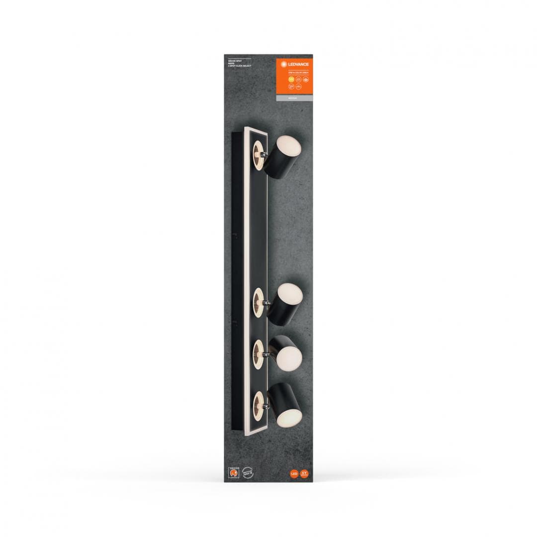 DECOR SPOT MARS 713MM 58.5W SEL BK LEDV "000004058075833999"