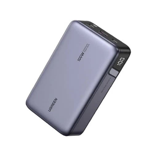 POWER BANK Ugreen "PB720", 20000mAh, 100W, 1 x USB Type-C input, 2 x USB Type-C output, 1 x USB output, gri, "25188" - 6941876221882