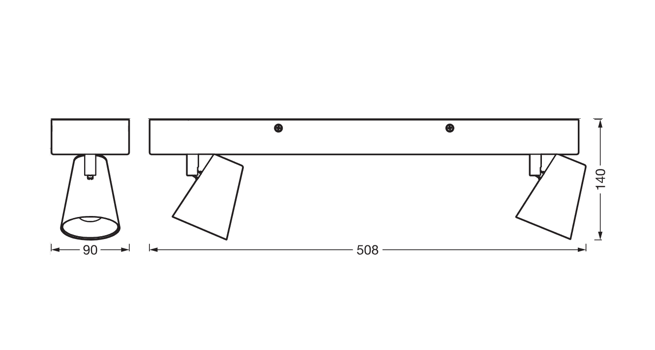 DECOR SP NEPTUNE 508MM 20W SEL WT LEDV "4058075828322" — miniatură