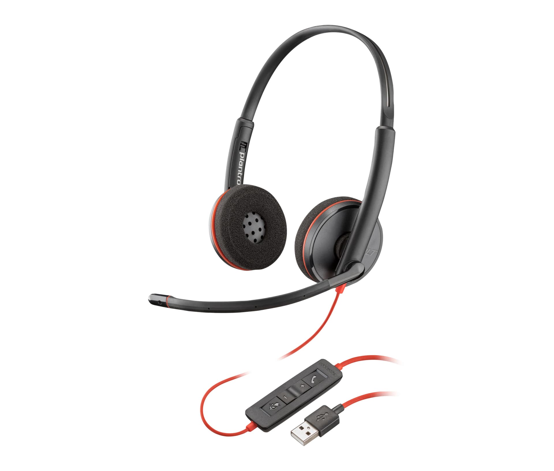 Poly Blackwire 3220 Stereo USB-A Headset (Bulk) "80S02A6"