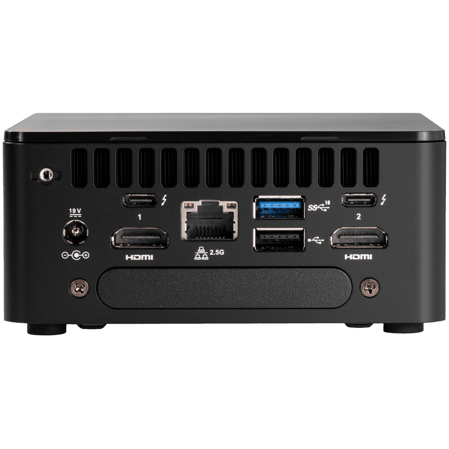 ASUS NUC 12 Pro Kit NUC12WSHi5, Core i5-1240P, 4xUSB, M.2 22x80 NVMe; 22x42 SATA, 2.5 SATA slot, 2,5Gbe LAN, 2xHDMI, 2x Thunderbolt 4 (USB-C+DP), single unit "90AB2WSH-MR6120"