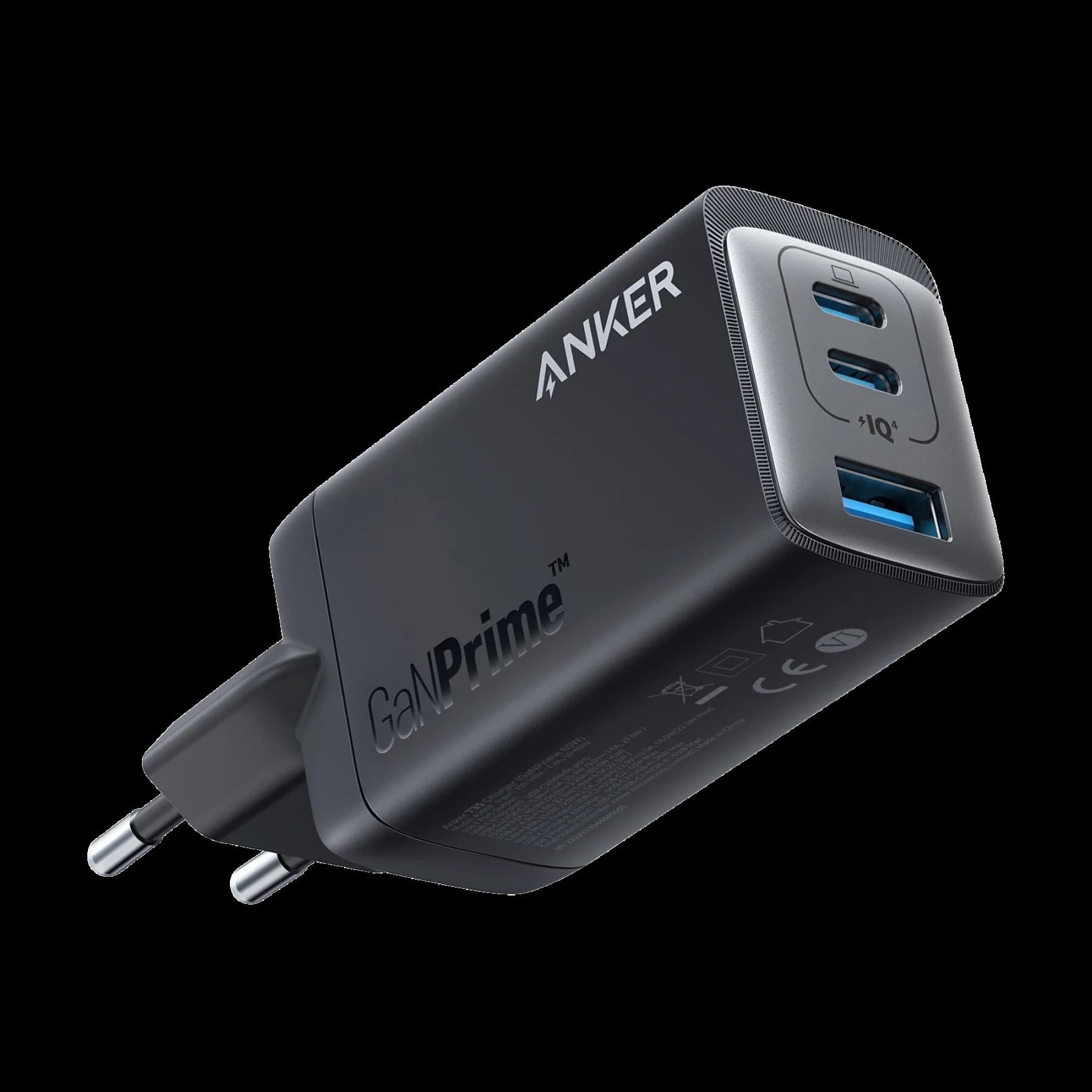 INCARCATOR retea Anker "735 GaNPrime III" 65W, PD 3.0, QC 3.0, 2 x USB Type-C, 1 x USB, negru, "A2668311" - 0194644099091