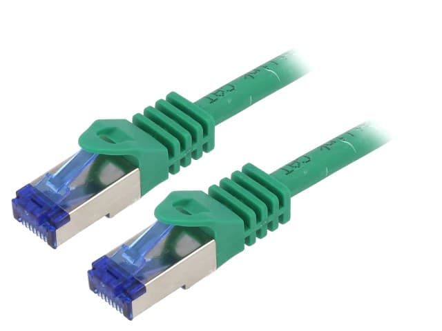 PATCH CORD S/FTP LOGILINK Cat6a, LSZH, cupru, 20 m, flexibil, certificat GHMT, verde, AWG26, dublu ecranat, "C6A115S"