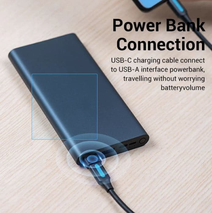 Adaptor USB OTG Vention, USB 2.0 (T) la USB Type-C (M), rata transfer 480 Mbps, invelis PVC, negru, "CDWB0" - 6922794755277 — miniatură