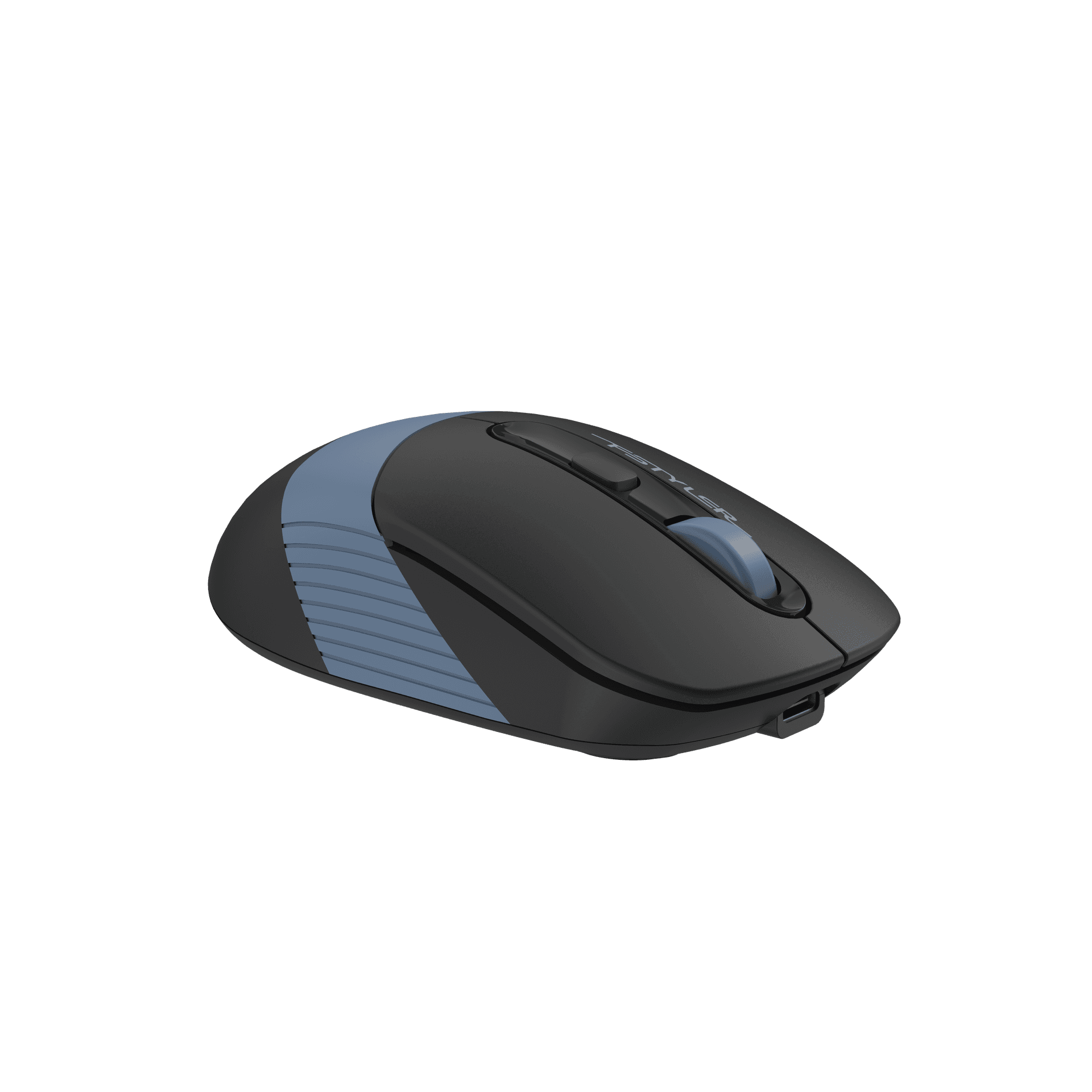 MOUSE A4tech, PC sau NB, wireless, 2.4GHz + BT, optic, 2000 dpi, butoane/scroll 4/1, albastru, Fstyler "FB10C-B" — miniatură