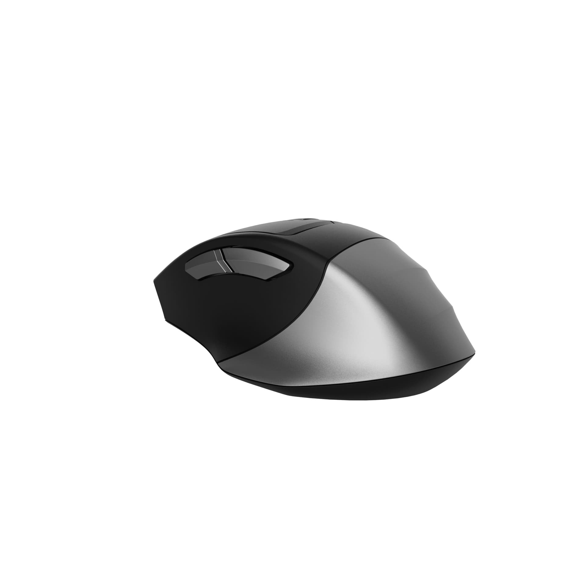 MOUSE A4tech, PC sau NB, wireless, 2.4GHz + BT, optic, 2000 dpi, butoane/scroll 6/1, gri, Fstyler "FB35C-SG" — miniatură