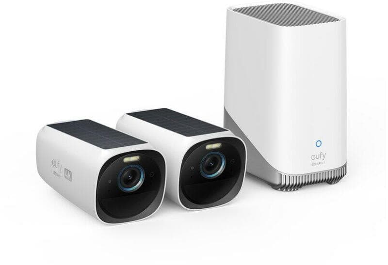 Sistem supraveghere 2+1 Anker "EufyCam 3", bullet, 4K, 7.5m IR, wireless,stocare interna 16GB,panou solar integrat,senzor miscare,audio bidirectional, "T88713W1"-0194644075811