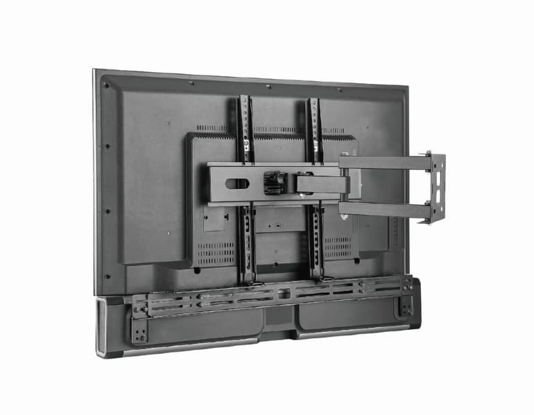 SUPORT de monitor GEMBIRD, pt 1 soundbar, universal, max 10 kg, otel, negru, "TVM-SB-01" — miniatură
