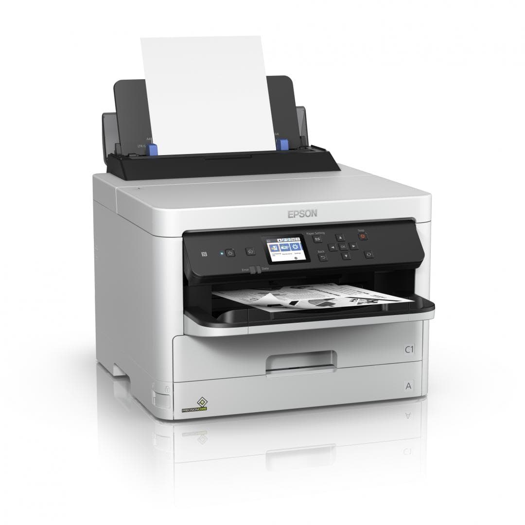 Imprimanta Inkjet Mono Epson WF-M5299DW, A4, Functii: Imprimare,Viteza Print Mono:24ppm,Viteza Print color:,Conectiv:USB|Retea|Wi-Fi,Duplex:,ADF:Da, "C11CG07401" — miniatură