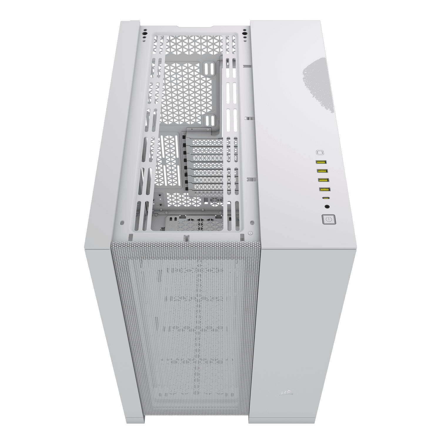 Carcasa Corsair 6500D Airflow Midi-Tower, Tempered Glass - weiß "CC-9011260-WW" — miniatură