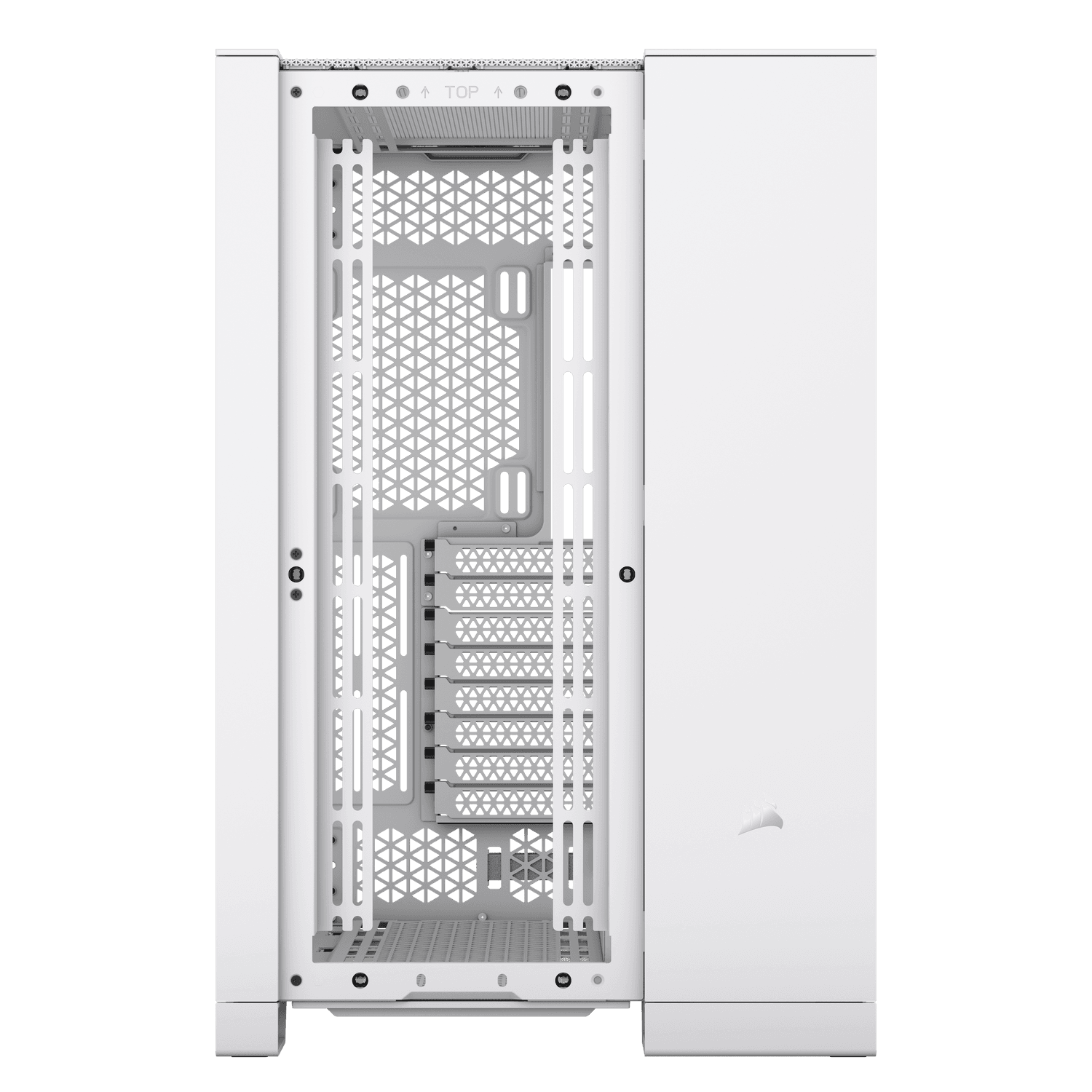 Carcasa Corsair 6500D Airflow Midi-Tower, Tempered Glass - weiß "CC-9011260-WW" — miniatură