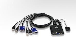 NET SWITCH KVM USB 2PORT W/CAB/CS22U-AT ATEN "CS22U-AT"