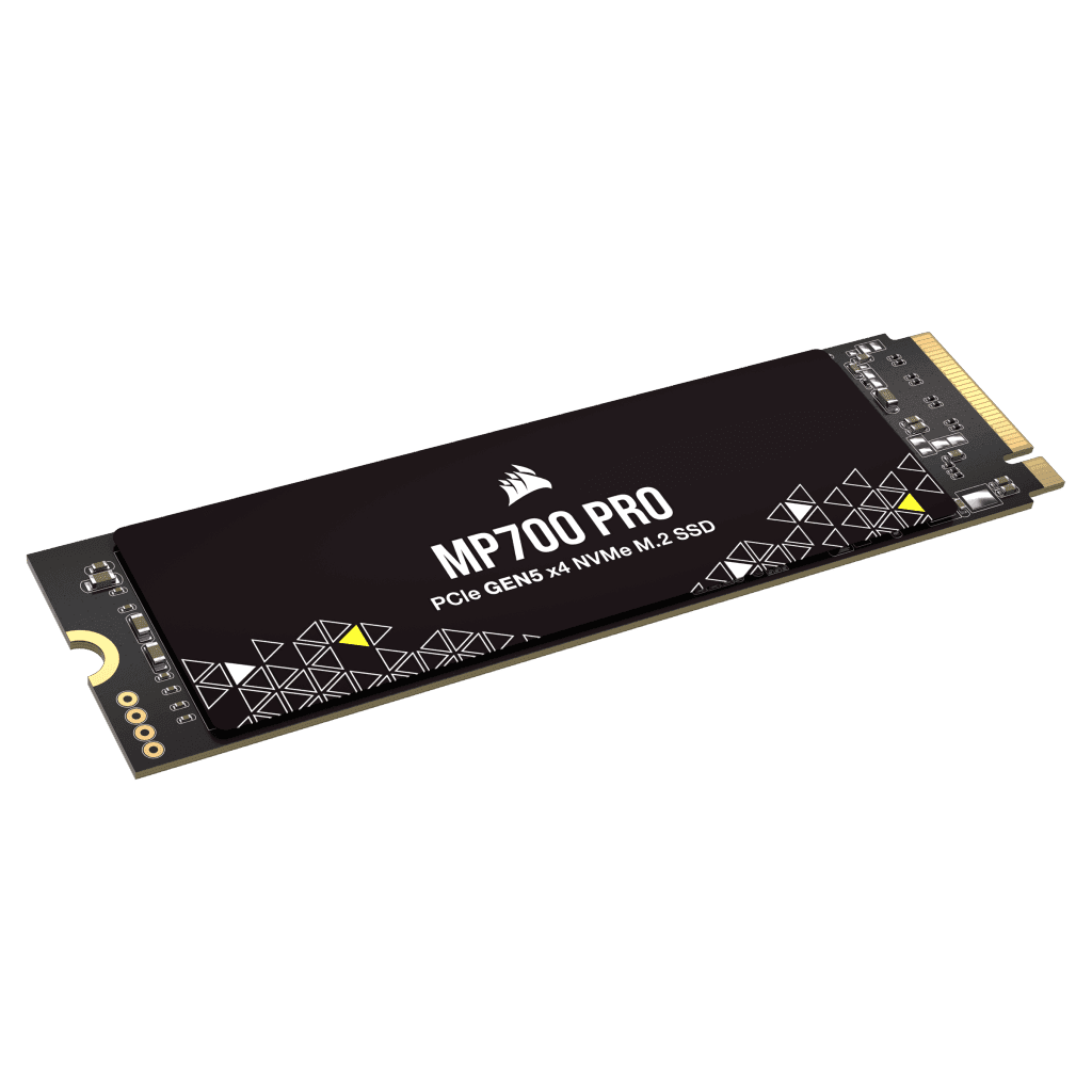 SSD Corsair MP700 PRO, 4TB, PCIe Gen 5.0 x4, NVMe 2.0, M.2 2280, Negru "CSSD-F4000GBMP700PNH" — miniatură