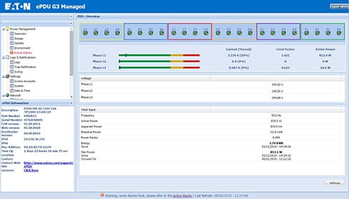 Eaton | EMIB32 | PDU | Metered | 0U 32A | Nr iesiri 24 C13 & 6 C19 | Intrare C309 cablu 2m "EMIB32" — miniatură