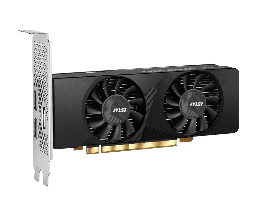 MSI GeForce RTX 3050 LP 6G OC, 6GB GDDR6, Low profile, 96-bit "GeForce RTX 3050 LP 6G OC" — miniatură