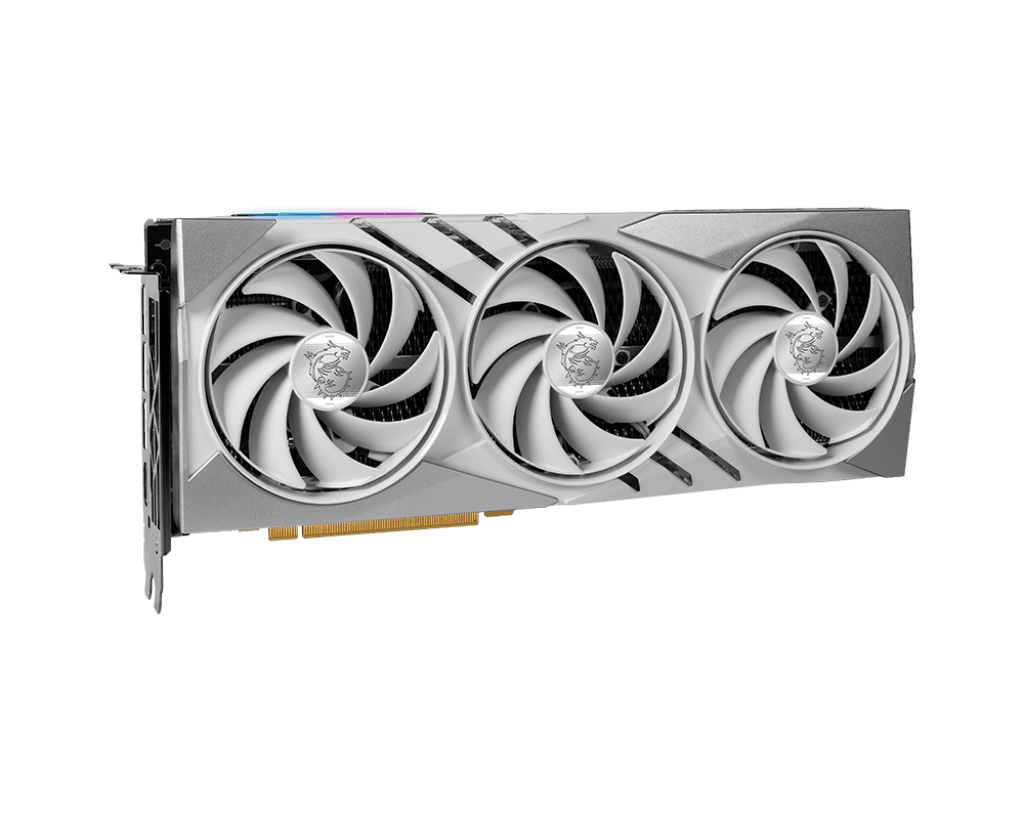 MSI GeForce RTX 4070 SUPER 12G GAMING X SLIM WHITE "GeForce RTX 4070 SUPER 12G GAMING X SLIM WHITE" — miniatură