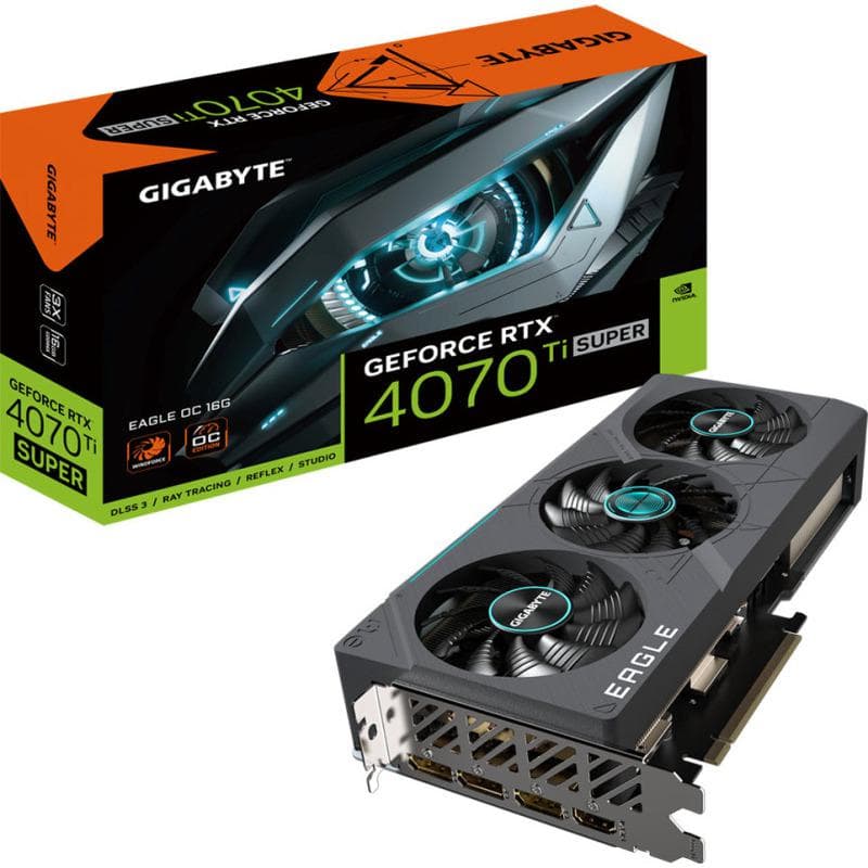 GB GF RTX 4070 EAGLE TI OC SUPER 16GB "GV-N407TSEAGLE OC-16GD"