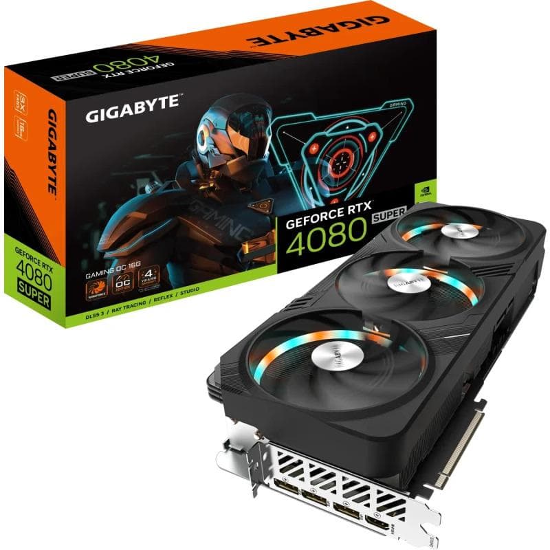 Placa video Gigabyte GeForce RTX 4080 SUPER GAMING OC 16GB "GV-N408SGAMING OC-16GD"