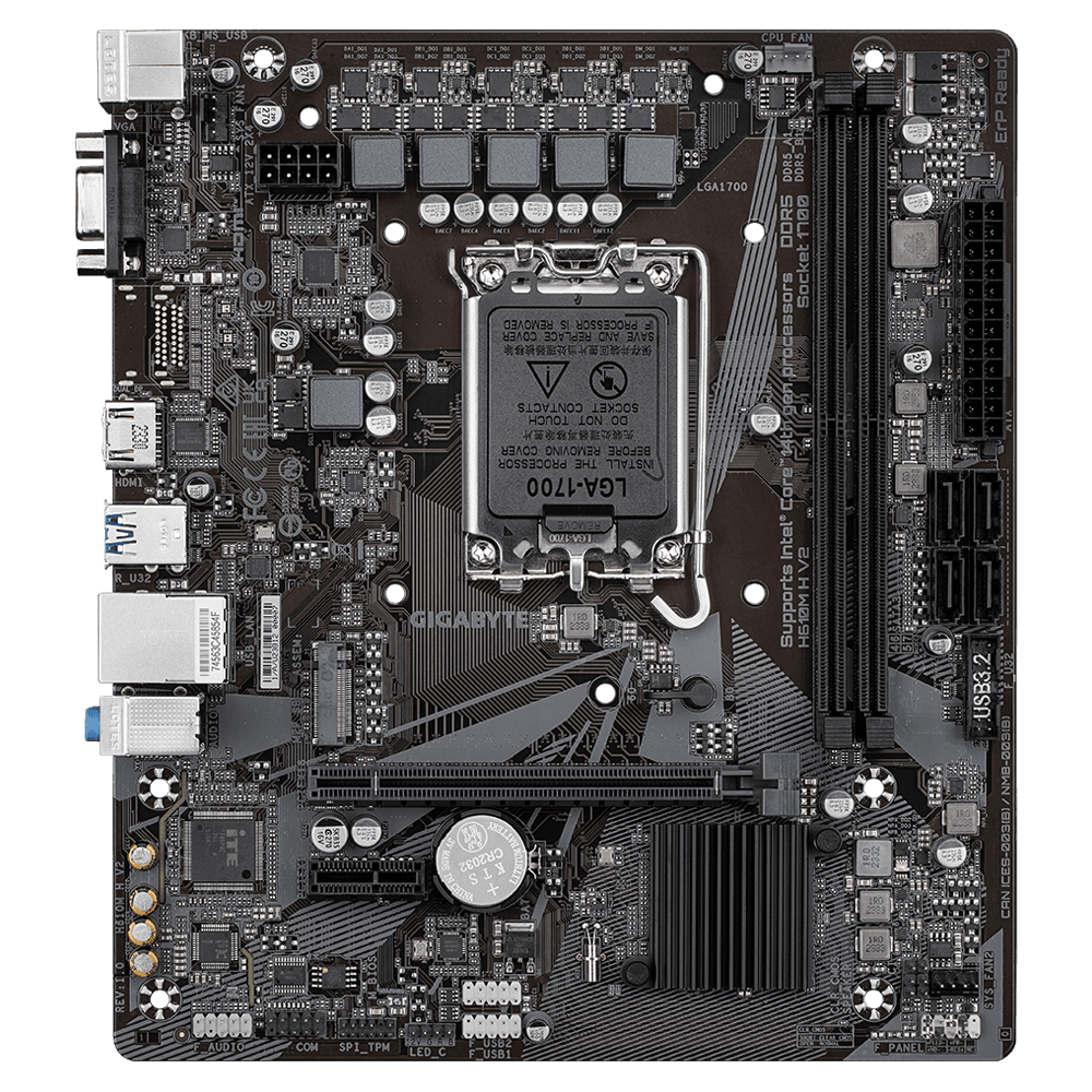 MB GIGABYTE H610M H V2 LGA1700 DDR5 "H610M H V2 DDR5" — miniatură