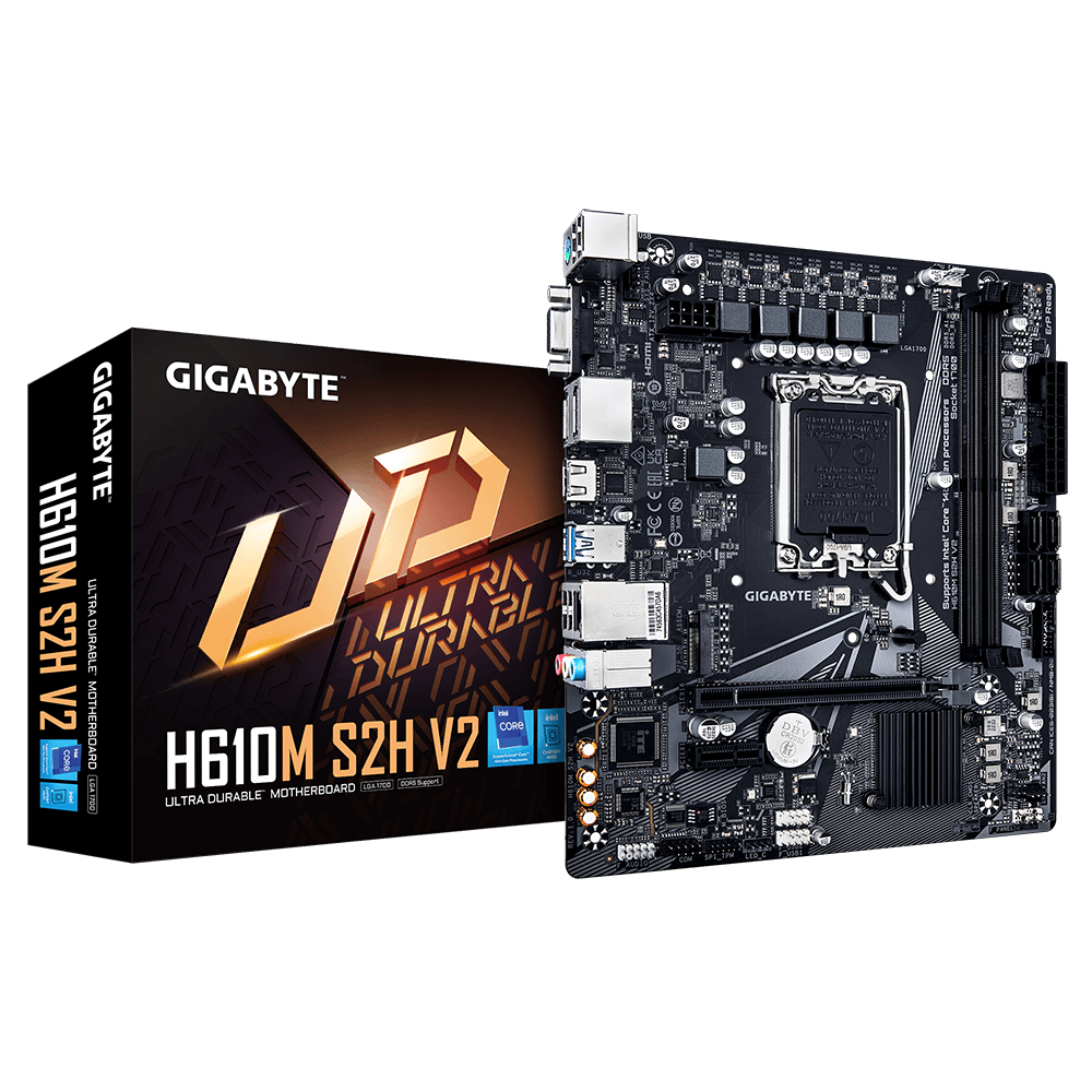 MB GIGABYTE H610M S2H V2 LGA1700 DDR5 "H610M S2H V2 DDR5"