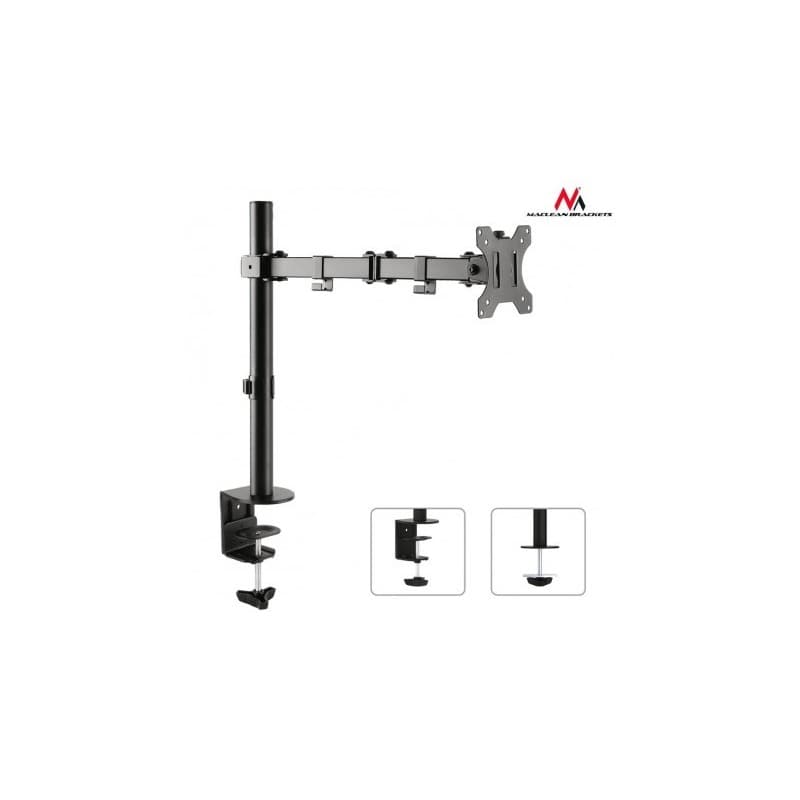 Suport monitor Maclean MC-753 Monitor desk braket 13-32 8kg vesa 75x75, 100x100 duble arm "MC-753"