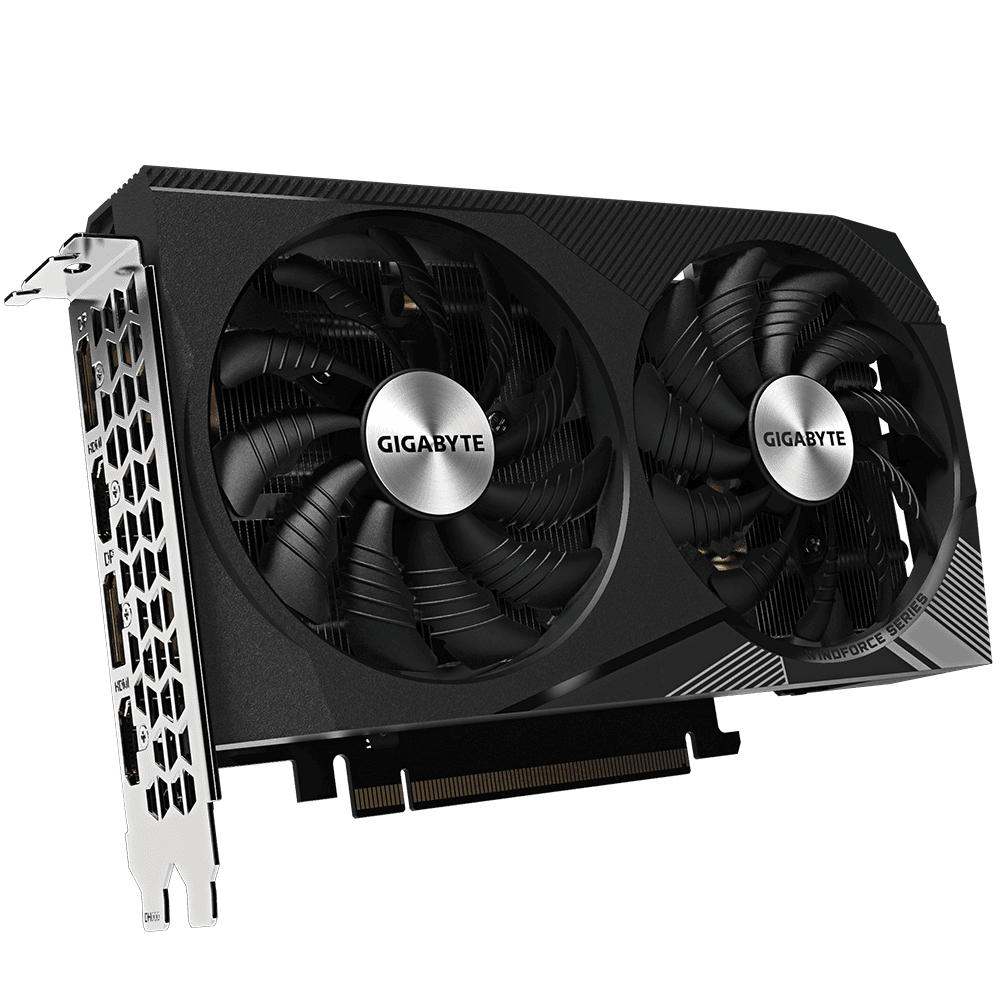 GIGABYTE RTX 3060 WINDFORCE OC 12GB GDDR6 2xHDMI 2xDP "GV-N3060WF2OC-12GD 2.0" — miniatură