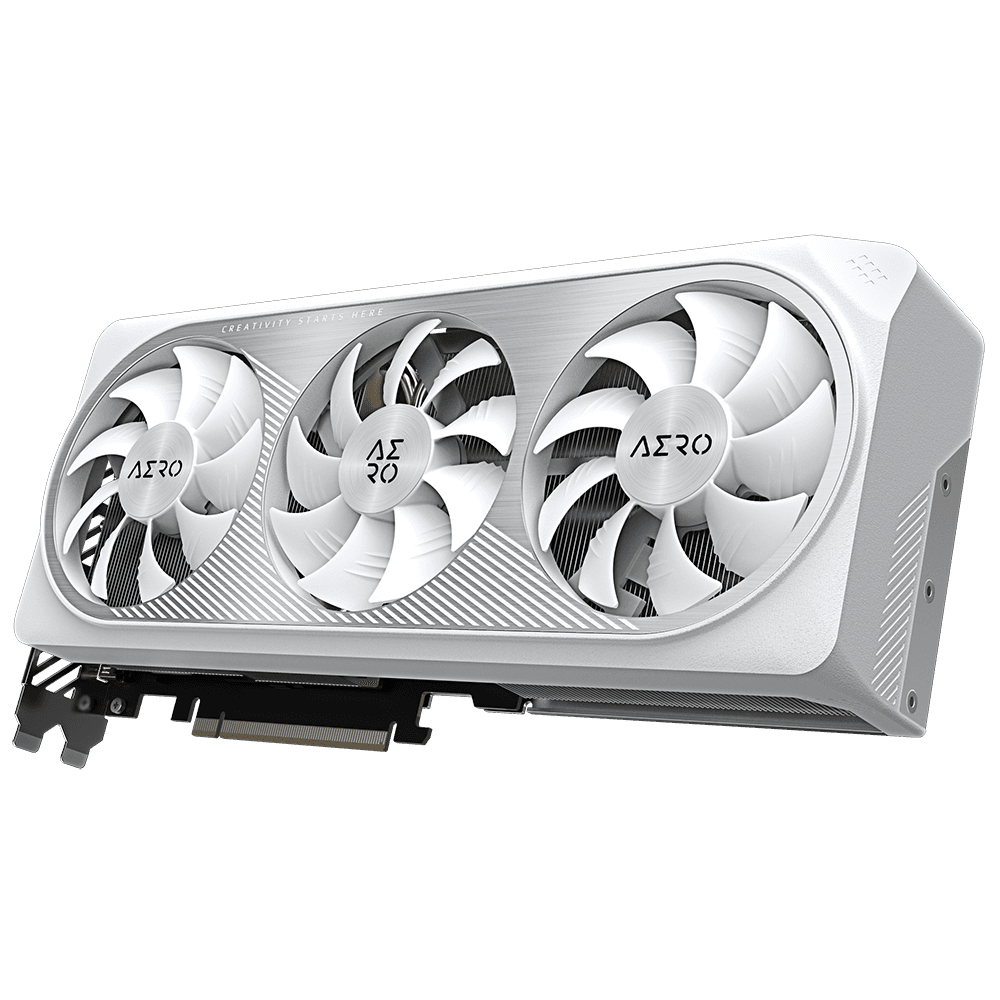 GIGABYTE GeForce RTX 4070 SUPER AERO OC 12G, GDDR6X, 12 GB, 192-bit "N407SAERO OC-12GD" — miniatură
