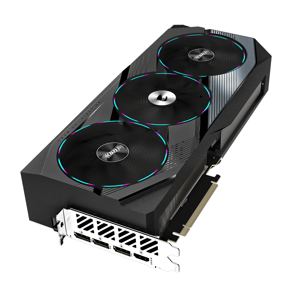 GIGABYTE AORUS GeForce RTX 4070 SUPER MASTER 12G, GDDR6X, 12 GB, 192-bit "N407SAORUS M-12GD" — miniatură
