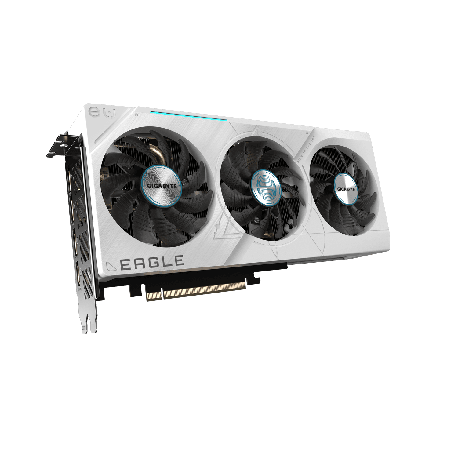 GIGABYTE GeForce RTX 4070 SUPER EAGLE OC ICE 12G, 12 GB GDDR6X, 192-bit "N407SEAGLEOC ICE-12GD" — miniatură