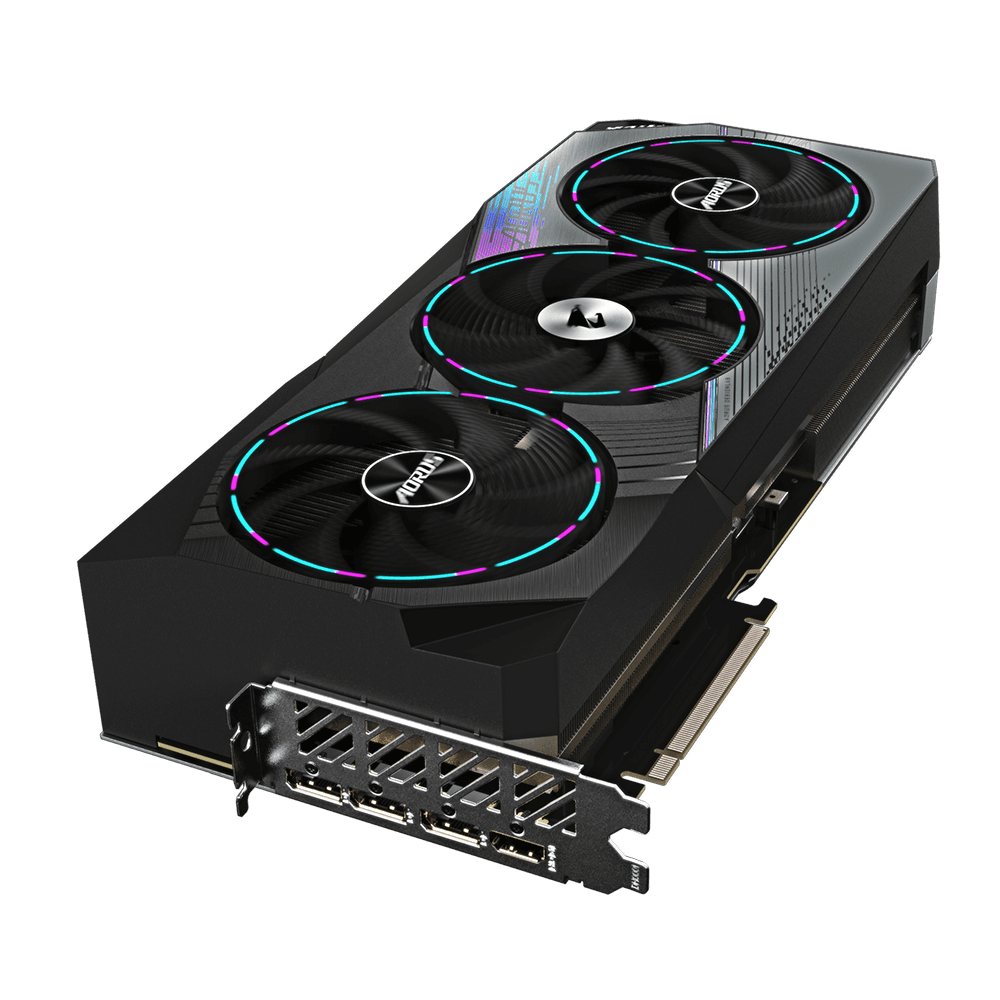 GIGABYTE AORUS GeForce RTX 4080 SUPER MASTER 16G, GDDR6X, 16 GB, 256-bit "N408SAORUS M-16GD" — miniatură