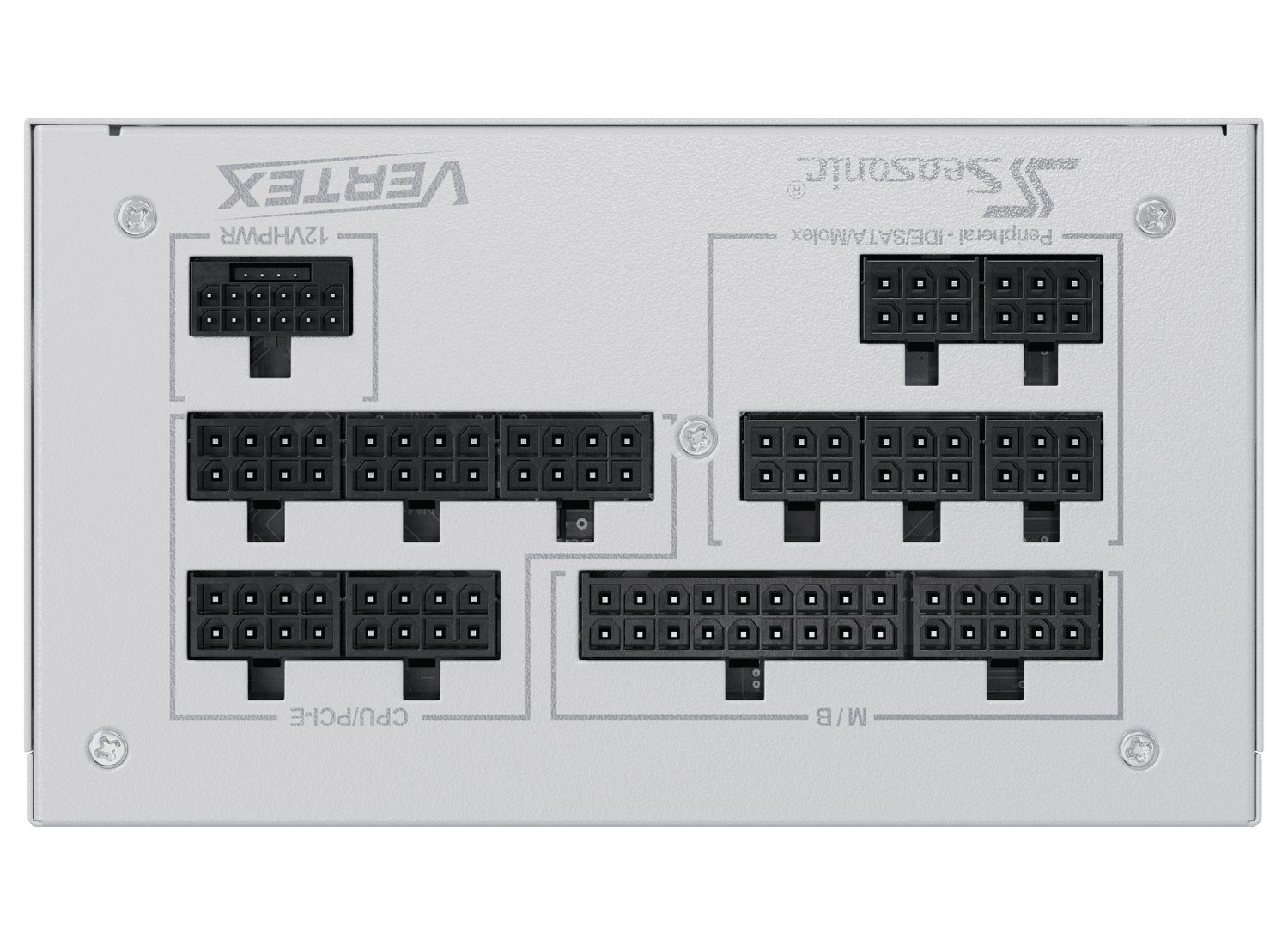Sursa Seasonic VERTEX GX-1000, 80 Plus Gold, 1000W, 12VHPWR, Full Modulara, Alb "VERTEX GX-1000-WHITE" — miniatură