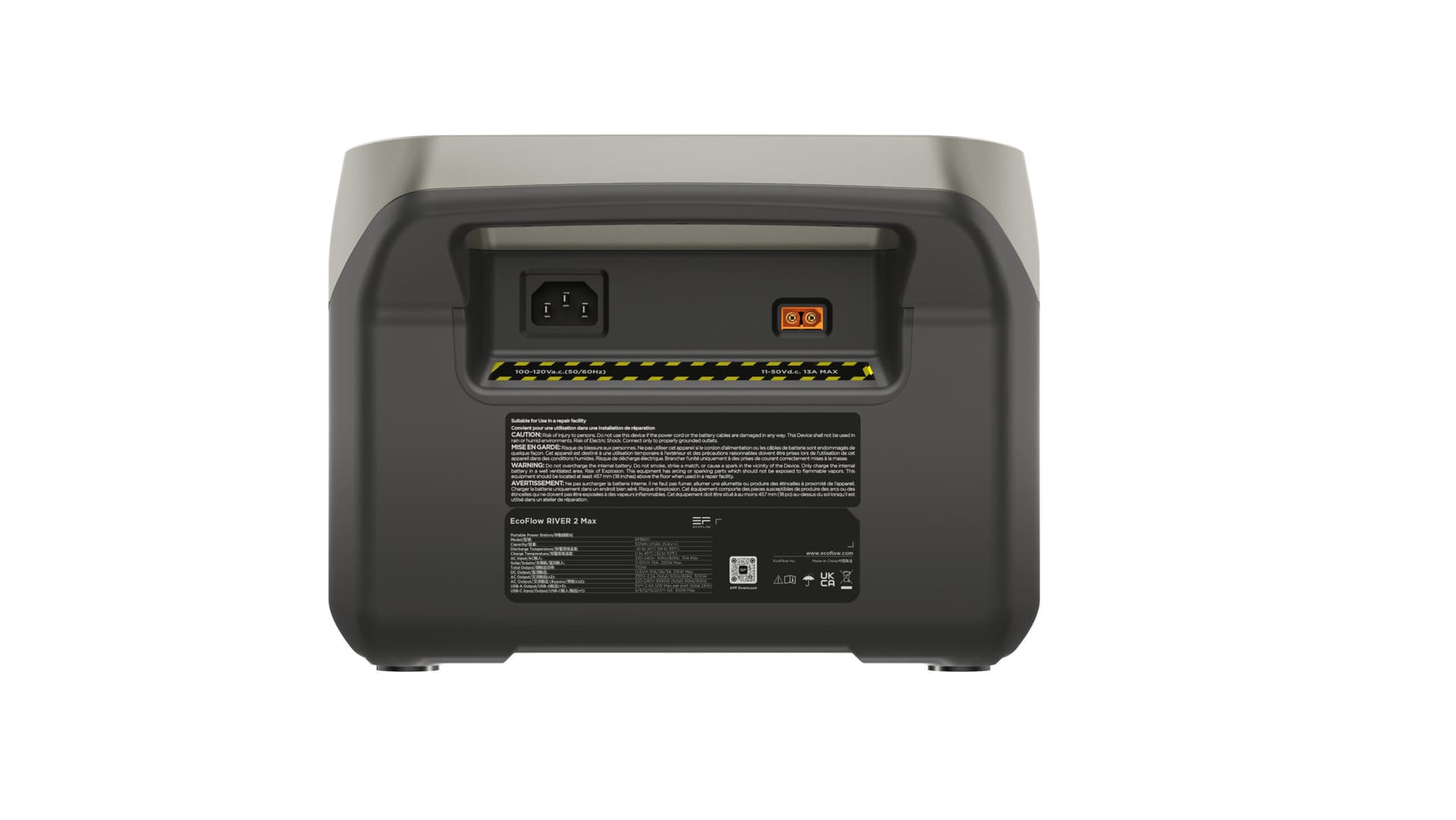 Powerstation River 2 Max, 512Wh, 500W, USB A, USB C, Schuko, Negru "ZMR610-B-EU" — miniatură