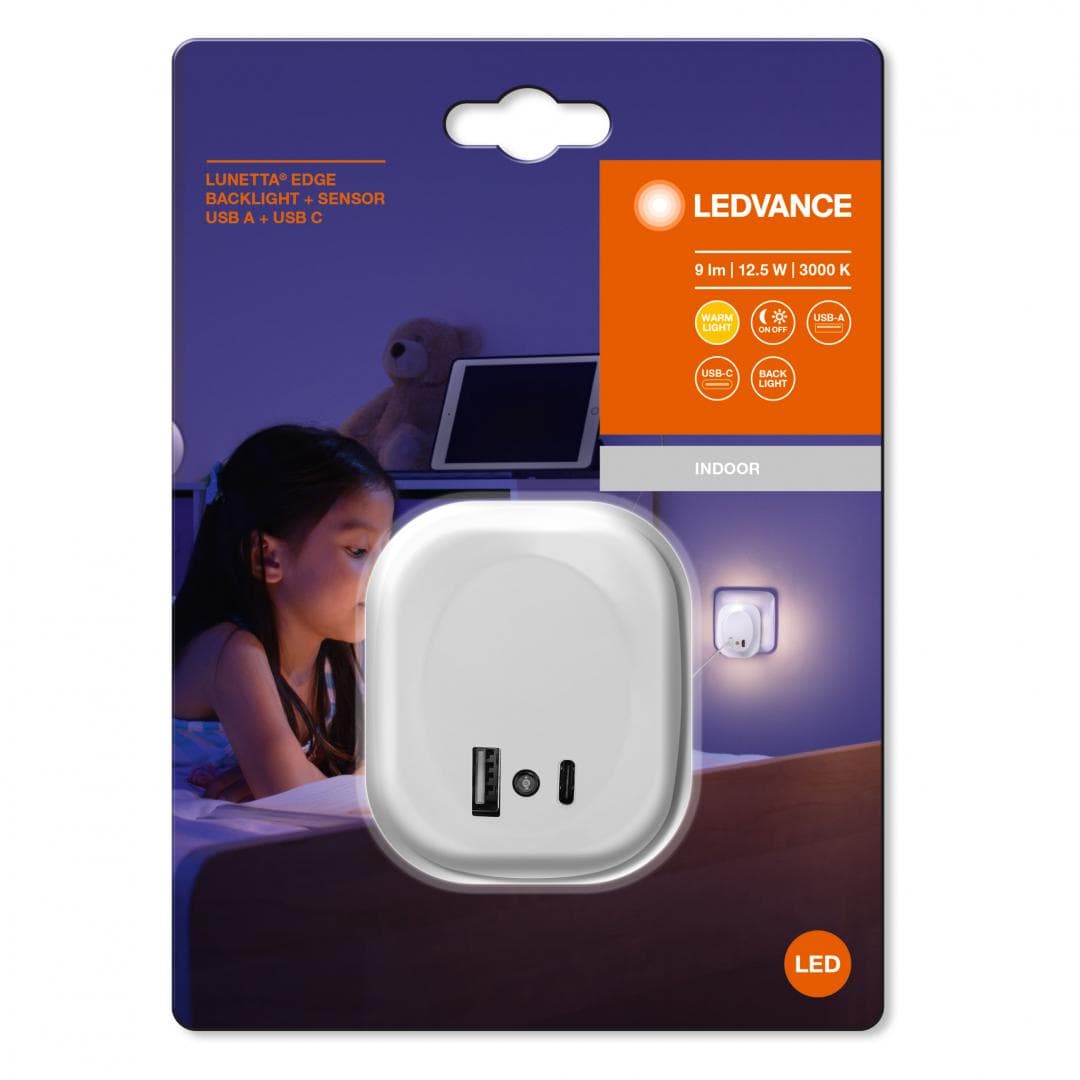 LUNETTA EDGE SEN BL 830 USB A C WT LEDV "000004099854088513"