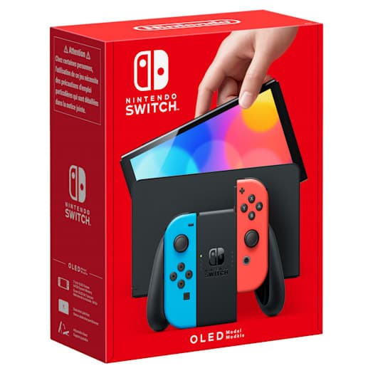 Consola NINTENDO Switch OLED - Neon Red/Neon Blue 166162 46501103