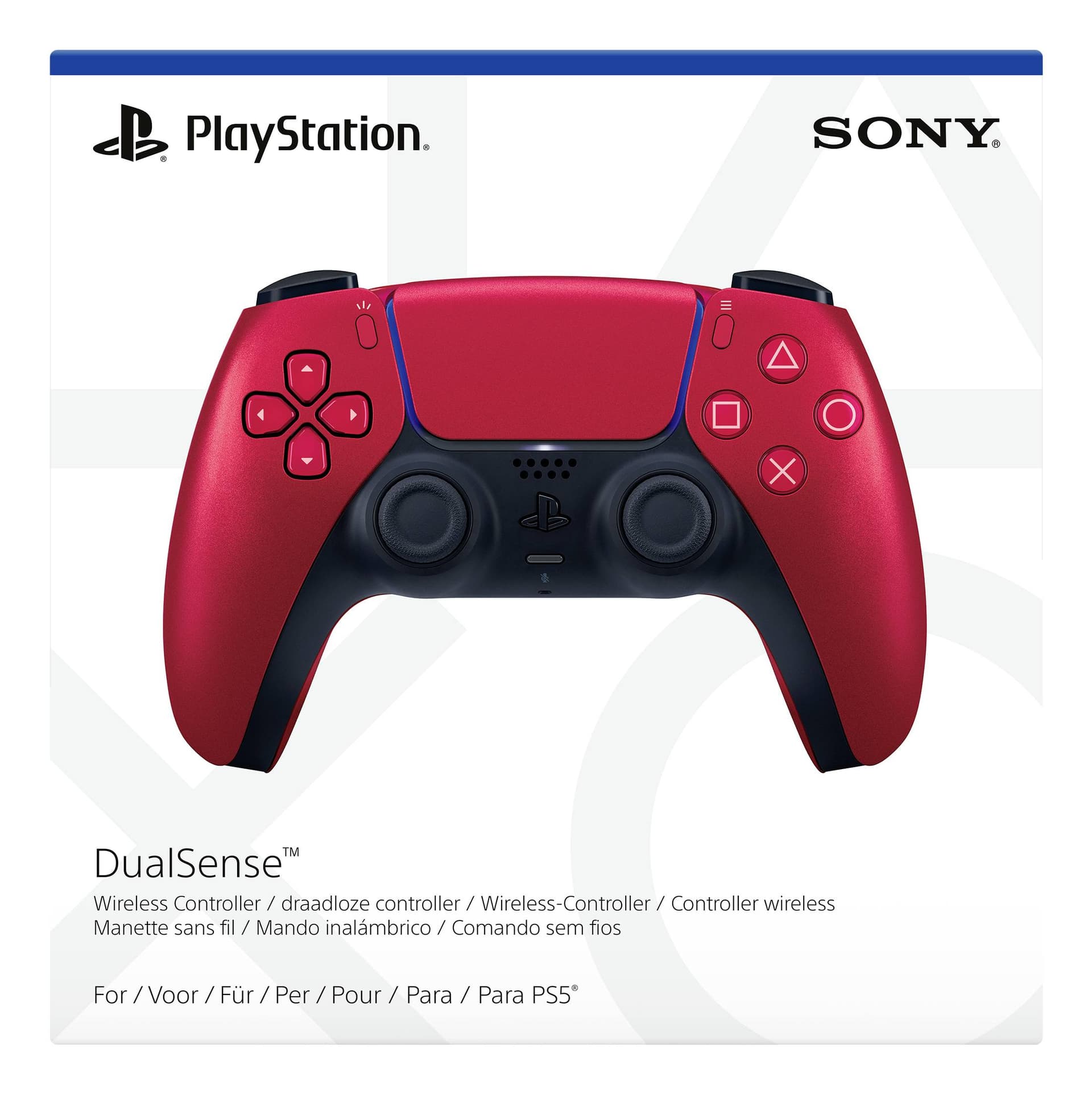 Sony PS5 DualSense Controller Volcanic Red "170917" 46501583 — miniatură