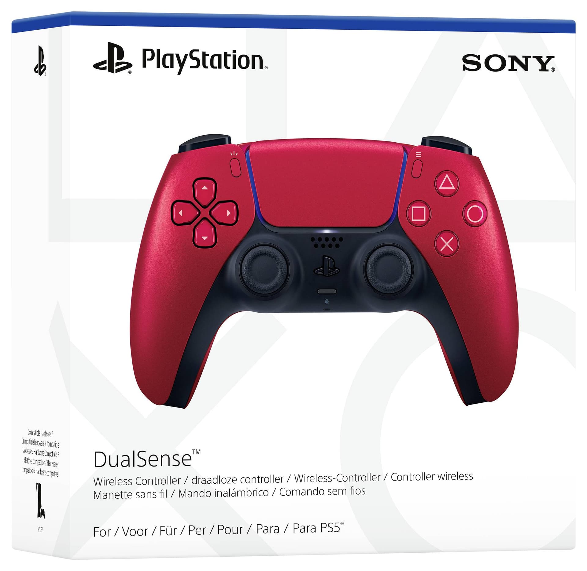 Sony PS5 DualSense Controller Volcanic Red "170917" 46501583 — miniatură