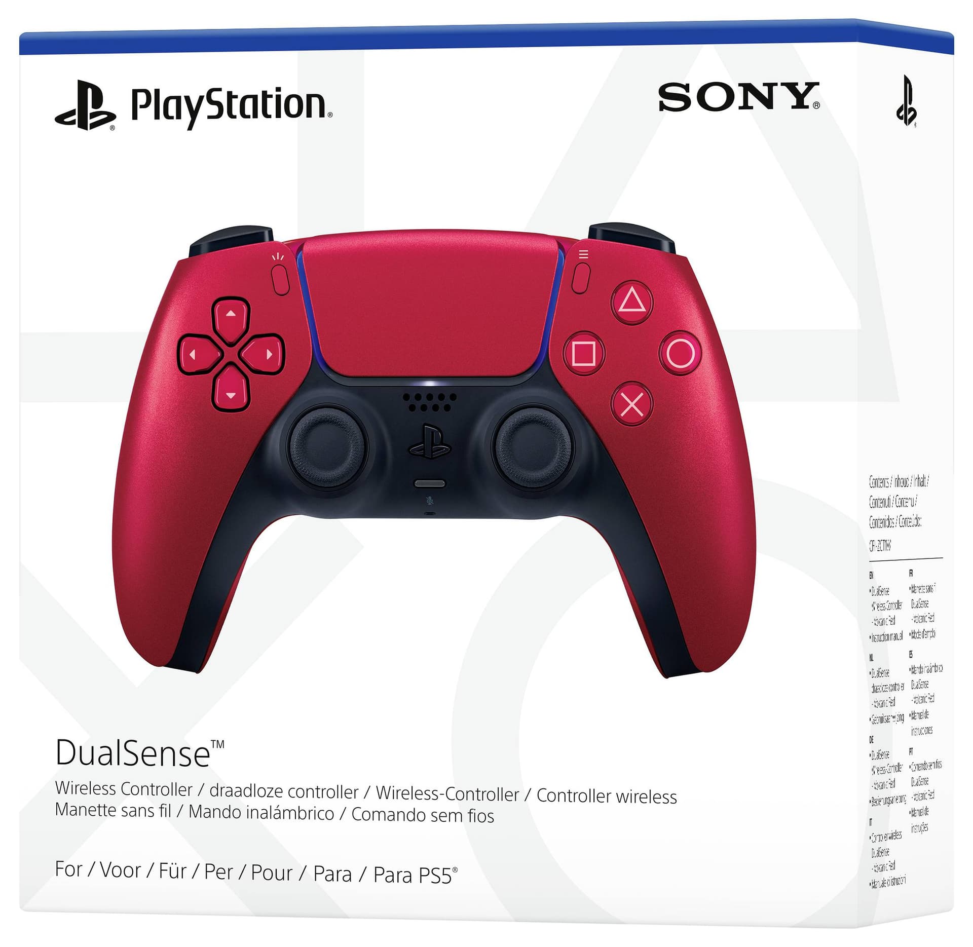 Sony PS5 DualSense Controller Volcanic Red "170917" 46501583 — miniatură