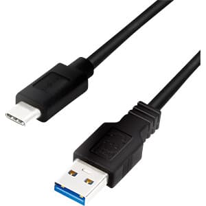 CABLU alimentare si date LOGILINK, pt. smartphone, USB 3.2, USB Type-C (T) la USB-A (T), suporta pana la 5V/3A 15W, dublu ecranat,1m, negru, "CU0168"