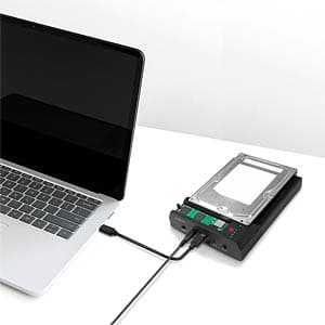 DOCKING station LOGILINK, USB 3.2 Gen2, pentru HDD/SSD 2.5" si 3.5" SATA, M.2 NVMe (PCIe) SSD, viteza max 10 Gb/s, functie clona, on/off, alim. 220V, negru "QP0031" — miniatură