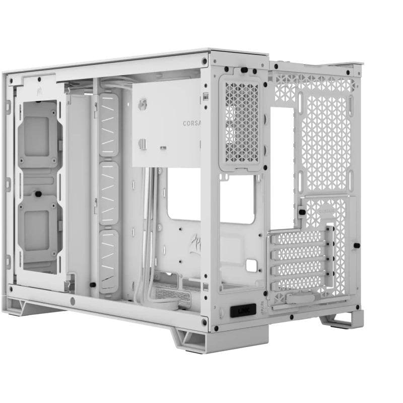 CR CASE 2500X mATX Dual Chamber White "CC-9011266-WW" — miniatură