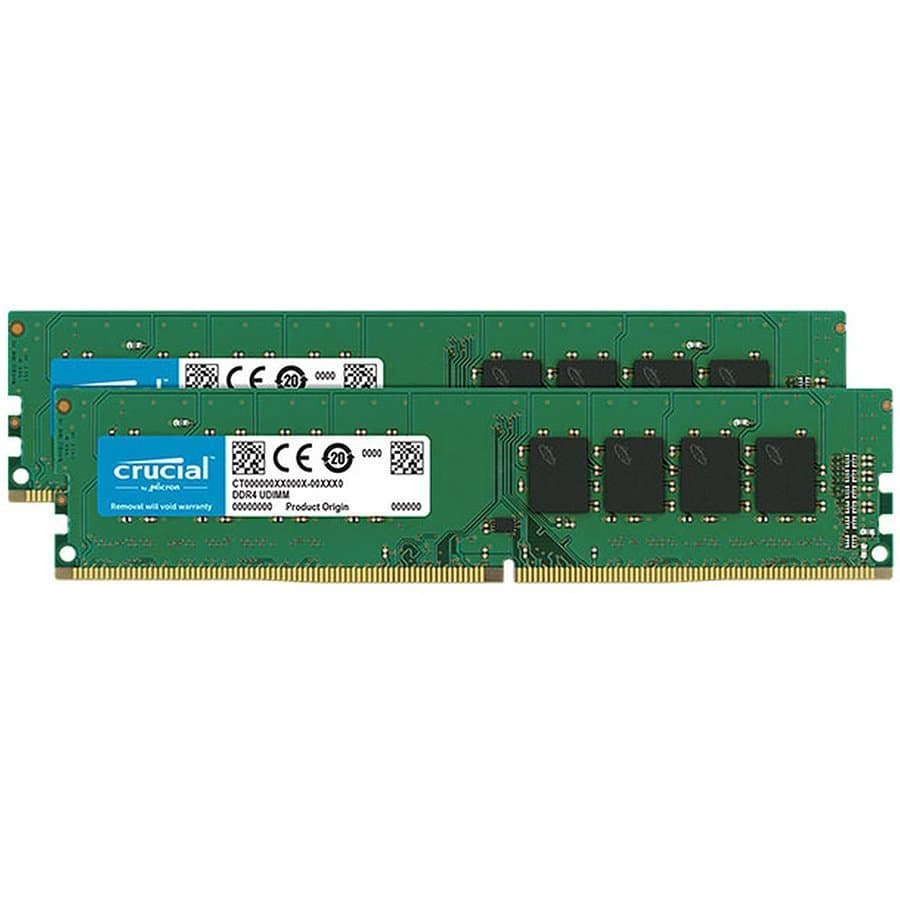 Memorie Crucial - DDR4 - 16 GB: 2 x 8 GB - DIMM 288-pin - unbuffered "CT2K8G4DFRA32A"