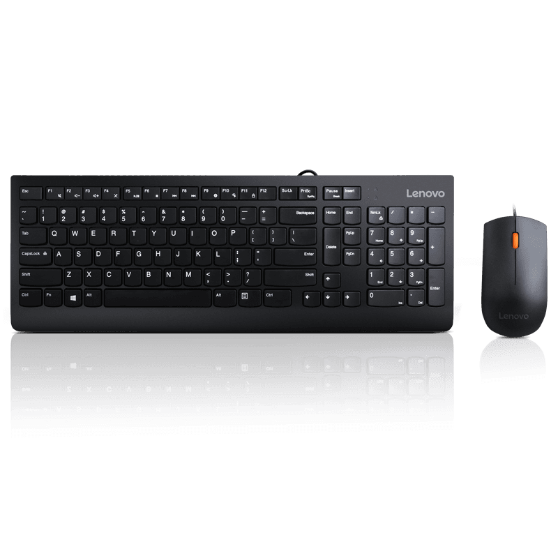 Lenovo 300 USB Combo Keyboard & Mouse "GX30M39606" — miniatură