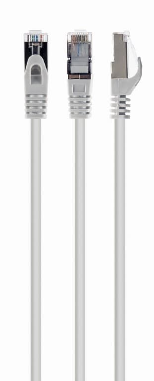 PATCH CORD S/FTP GEMBIRD Cat6a, LSZH, cupru, 0.25 m, alb, AWG27, dublu ecranat "PP6A-LSZHCU-W-0.25M"