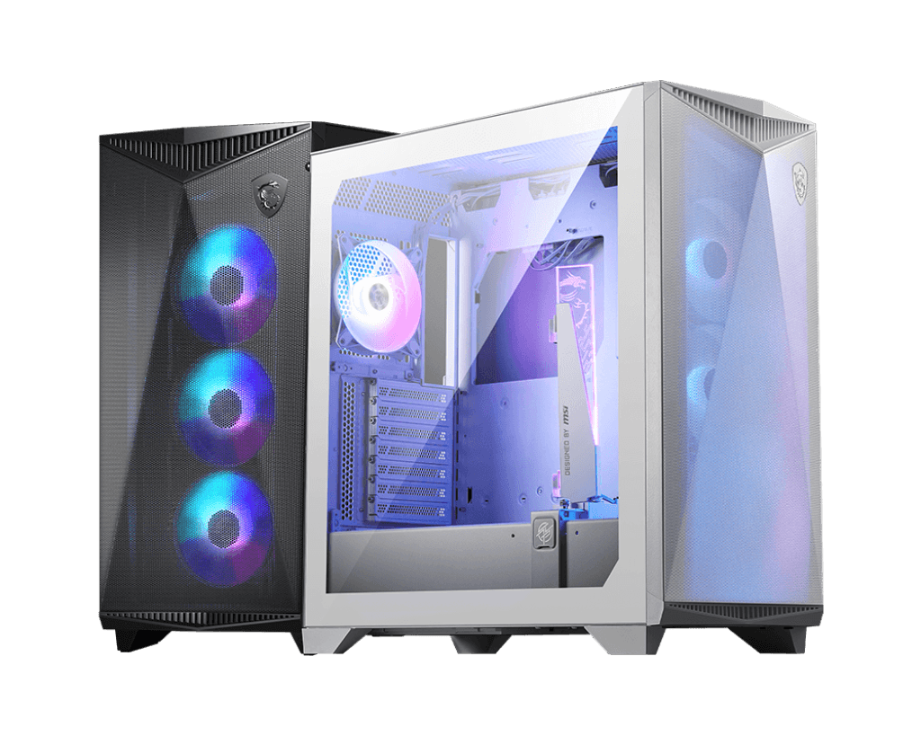 MSI MPG GUNGNIR 300R AIRFLOW WHITE Case ARGB Fans "MPG GUNGNIR 300R AIRFLOW WHITE" — miniatură